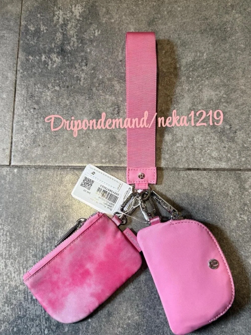 Lululemon Dual Pouch Wristlet- SOEP/CCLD/SLVR